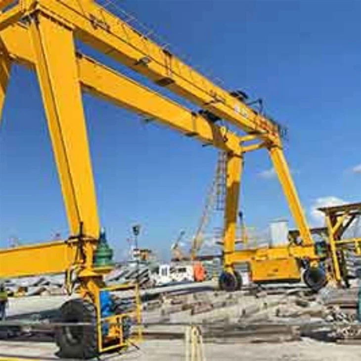Double Gantry Crane Beam Rail Track Crane