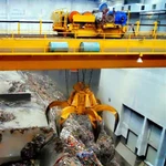 Qz सीरीज डबल गर्डर ग्रैब बकेट ओवरहेड क्रेन